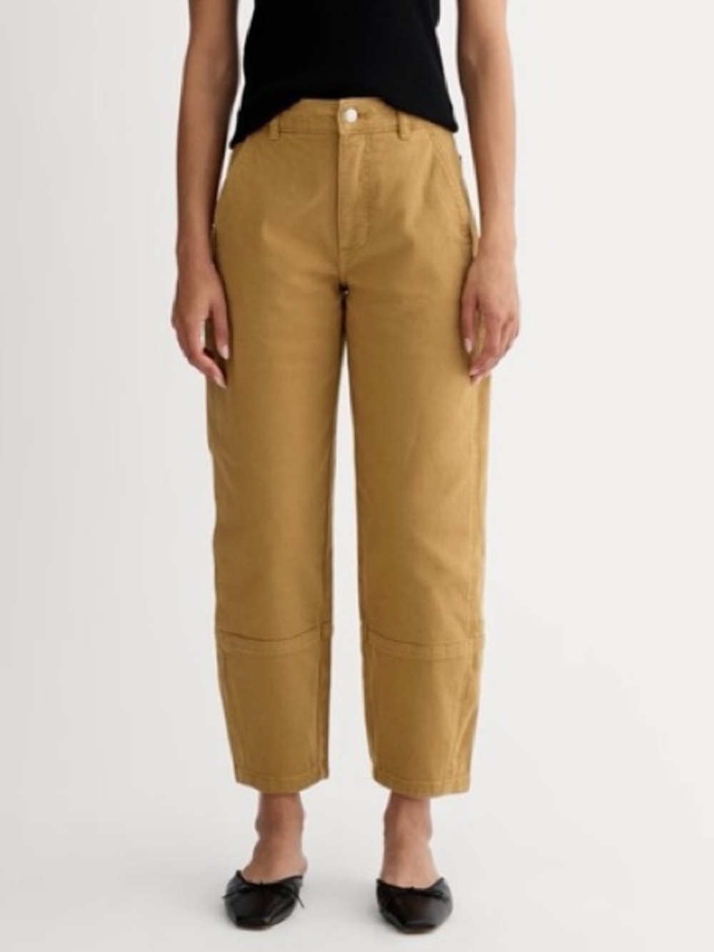 Everlane cropped barrel pant
